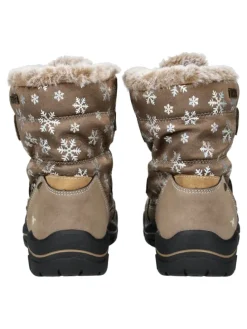 Stiefelette in Taupe