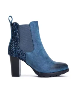 Stiefeletten in Blau