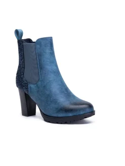 Stiefeletten in Blau