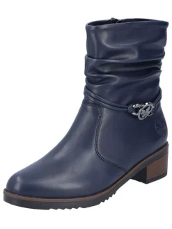 Stiefeletten in Dunkelblau