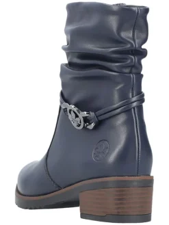 Stiefeletten in Dunkelblau