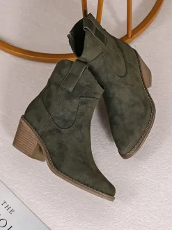 Stiefeletten in Grün