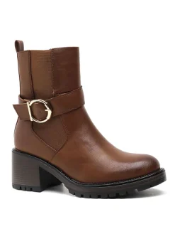 Stiefeletten in Hellbraun