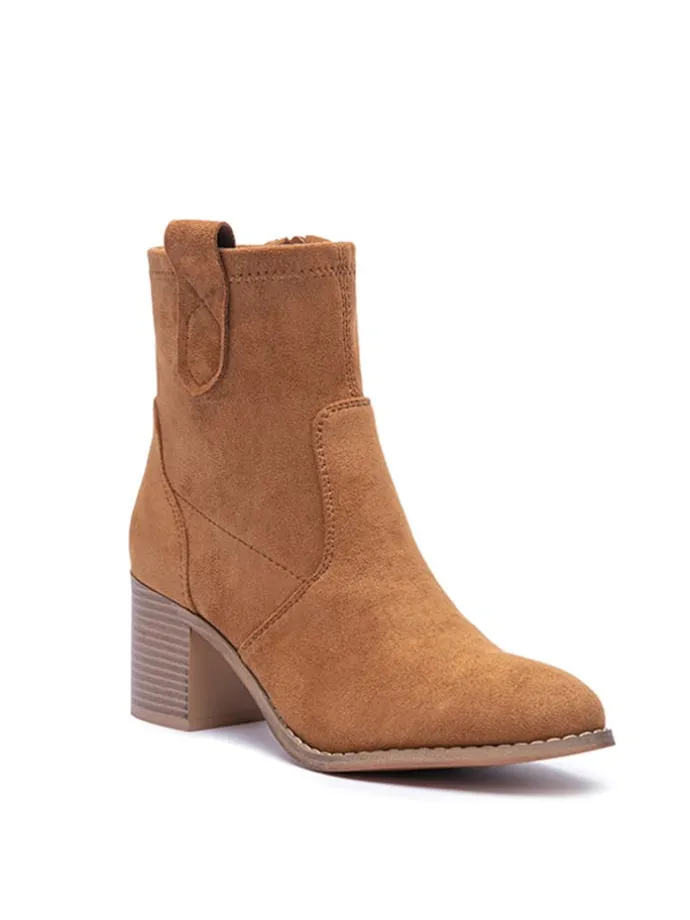 Stiefeletten in Hellbraun