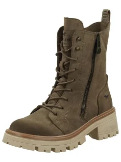 Stiefeletten in Khaki