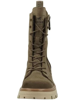 Stiefeletten in Khaki