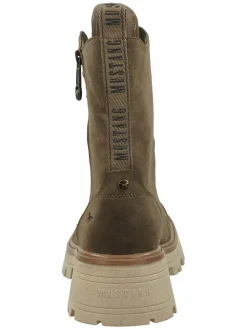 Stiefeletten in Khaki