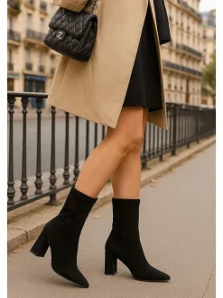 Stiefeletten in Schwarz