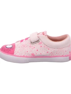 Stoffslipper in rosa