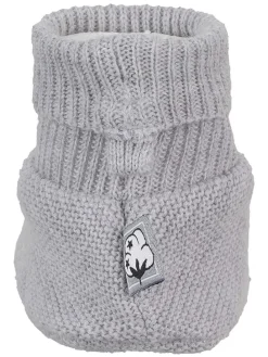 Strick-Hausschuhe in Grau