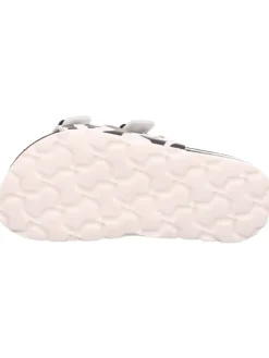 Tieffußbett Pantolette FUSSBETTPANTOFFEL in Schwarz/Weiß