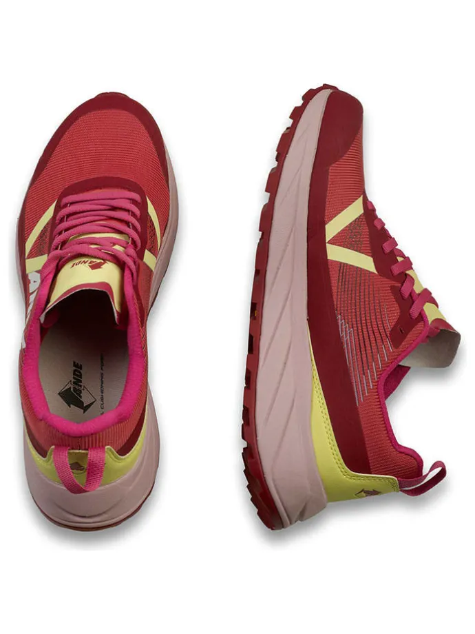 Trekkingschuhe "Thunder" in Rot/ Gelb/ Pink