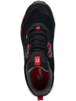 Wanderschuhe ''LH-Wildberg low KTX'' in Schwarz/ Rot