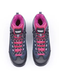 Wanderschuhe "Wynne" in Schwarz/ Dunkelblau/ Pink