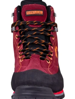 Wanderstiefel Gummikappe in Rot