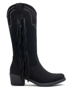 Westernstiefel in Schwarz