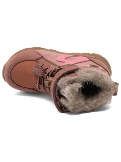 Winterboots in Hellbraun/ Rosa