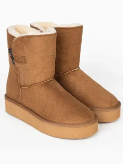 Winterboots "Anais" in Hellbraun