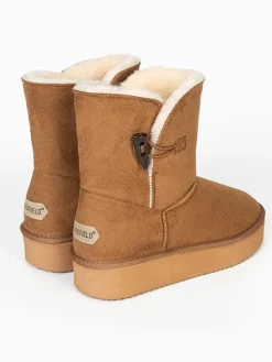 Winterboots "Anais" in Hellbraun
