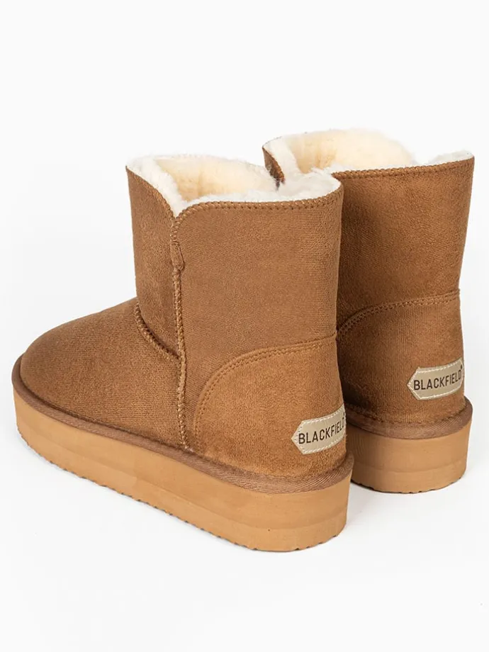 Winterboots "Bellevue" in Hellbraun