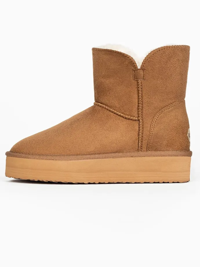 Winterboots "Bellevue" in Hellbraun