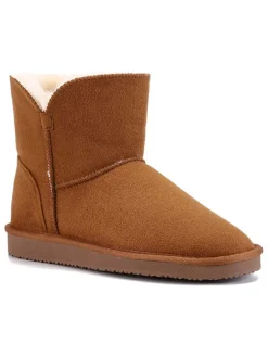 Winterboots "Chloe" in Hellbraun