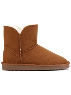 Winterboots "Chloe" in Hellbraun