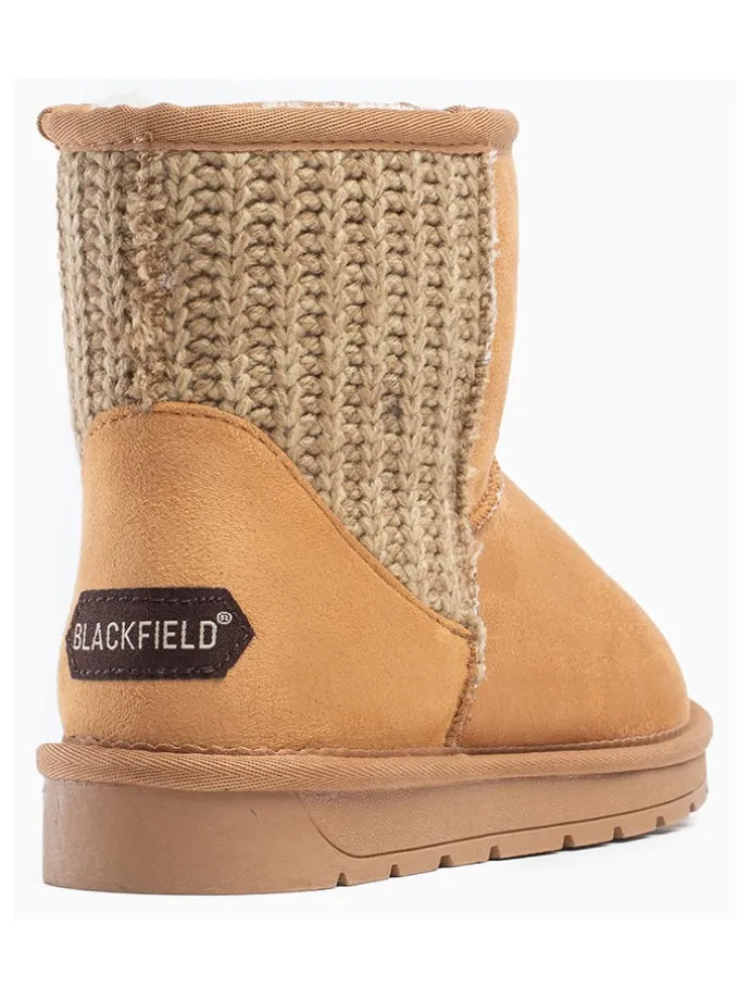 Winterboots "Davia" in Hellbraun