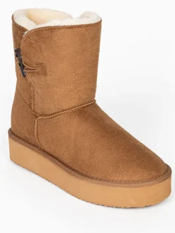 Winterboots "Emmy" in Hellbraun