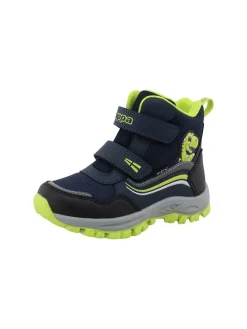 Winterboots "Erica" in Dunkelblau/Grün