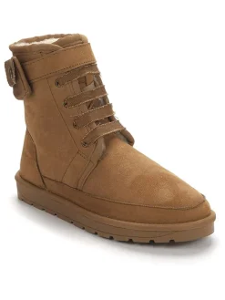 Winterboots "Imaan" in Hellbraun