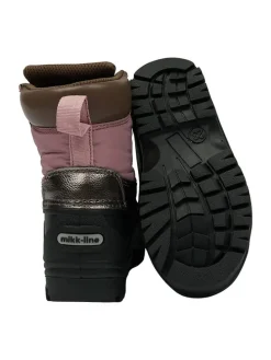 Winterboots in Beere/ Schwarz