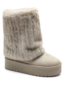 Winterboots in Beige