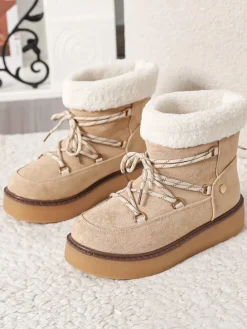 Winterboots in Beige