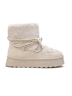 Winterboots in Beige