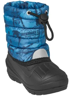 Winterboots in Blau