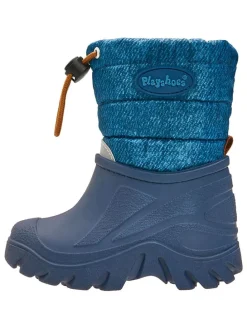 Winterboots in Blau