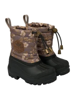 Winterboots in Braun/ Schwarz