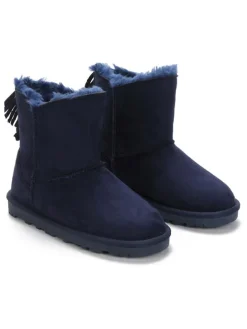 Winterboots in Dunkelblau