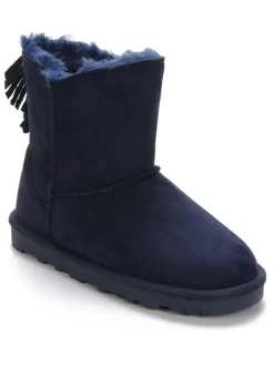 Winterboots in Dunkelblau