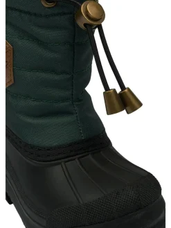 Winterboots in Dunkelgrün