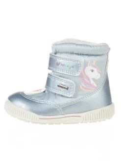 Winterboots in Hellblau