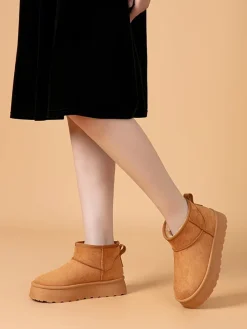 Winterboots in Hellbraun