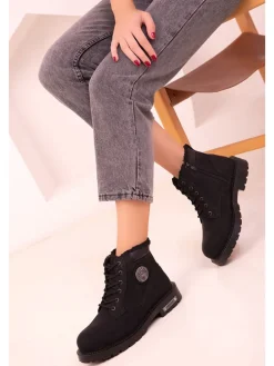 Winterboots in Schwarz