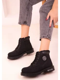 Winterboots in Schwarz