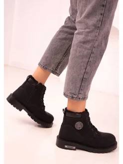 Winterboots in Schwarz