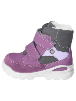Winterboots "Jim" in Lila/ Grau