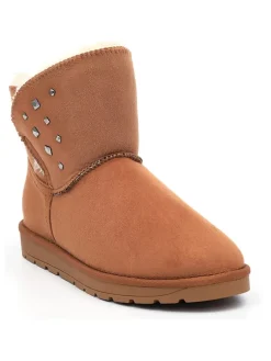 Winterboots "Lady" in Hellbraun