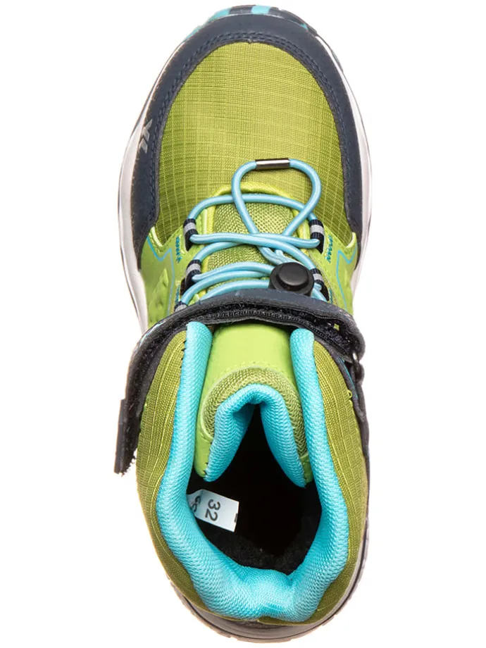 Winterboots "Lando" in Grün/ Blau