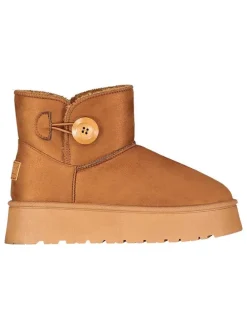 Winterboots "Osiris" in Hellbraun